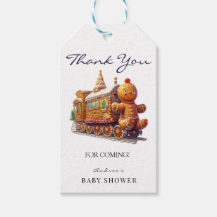 Étiquettes-cadeau Pain d'épices   Christmas Baby shower Merci Favori