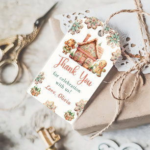 Étiquettes-cadeau Pain d'épices Noël Cookie Noël Anniversaire