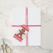 Étiquettes-cadeau Pain d'épices Noël du garçon (Avec de la ficelle)