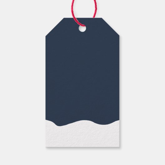 Étiquettes-cadeau Pain d'épices Père Noël Cadeaux de Noël (Dos)