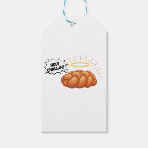 Étiquettes-cadeau Pain juif juif de Saint-Challah Hanoukka