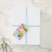 Étiquettes-cadeau Paint les frottis (Avec de laficelle)