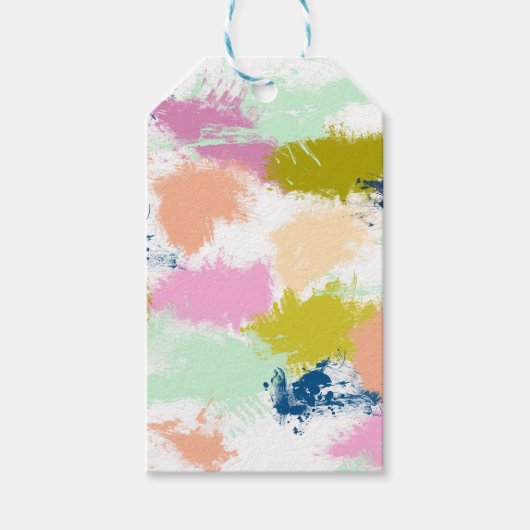 Étiquettes-cadeau Paint les frottis (Devant)
