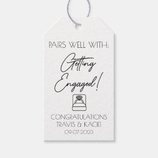 Étiquettes-cadeau Paires bien avec : Fiançailles minimaliste concept