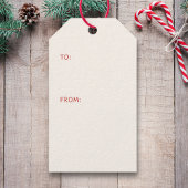 Étiquettes-cadeau Paix chrétienne Verse sur Terre Main Drake Wreath