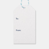 Étiquettes-cadeau "Paix sur Terre" (Dos)