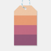 Étiquettes-cadeau Palette de récolte (Dos)