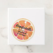 Étiquettes Cadeau Pamplemousse Moderne Fruit Grapefruitcello (En situation)