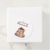 Étiquettes Cadeau Pancakes aquarelle fête d'anniversaire (En situation)