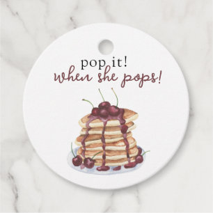 Étiquettes Cadeau Pancakes Sweet Cherry - Pop it! Quand elle éclaire