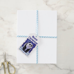 Étiquettes-cadeau Panda Bear Christmas Cadeaux Tags