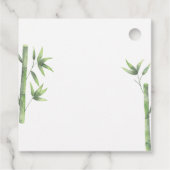 Étiquettes Cadeau Panda bear merci baby shower (Dos)