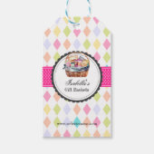 Étiquettes-cadeau Panier cadeau personnalisé (Devant)