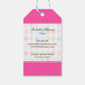 Étiquettes-cadeau Panier cadeau personnalisé (Dos)