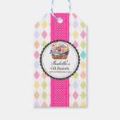 Étiquettes-cadeau Panier cadeau personnalisé (Devant)