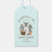 Étiquettes-cadeau Panier d'oeufs de lapin de Pâques ID1013 (Devant)