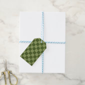 Étiquettes-cadeau Panneau de contrôle vert Moss (Avec de laficelle)