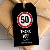 Panneau de limitation de vitesse pour 50e annivers
