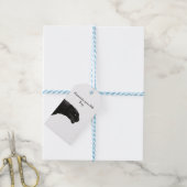 Étiquettes-cadeau Panther noire par Toshi Yoshida (Avec de laficelle)