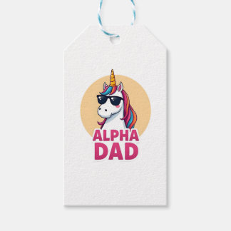 Étiquettes-cadeau Papa Licorne Drôle Laufey Hommes Fête des Pères No