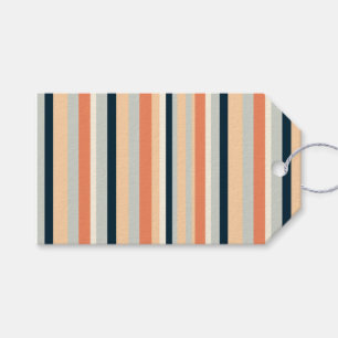 Étiquettes-cadeau Papier à motif vertical moderne
