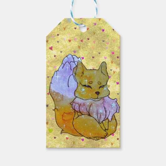 Étiquettes-cadeau Papier Cadeau (Devant)