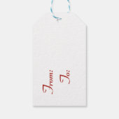 Étiquettes-cadeau Papier d'emballage intelligent (Dos)