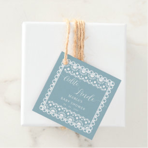 Étiquettes Cadeau Papier mexicain Picado Cielito Lindo Baby shower