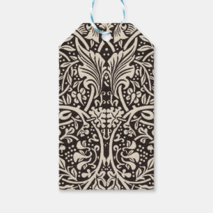 Étiquettes-cadeau Papier peint floral Narcisse William Morris