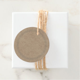 Étiquettes Cadeau Papier Rustique Fait Maison Simple Kraft Écrivez E