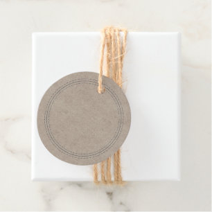 Étiquettes Cadeau Papier Rustique Fait Maison Simple Kraft Écrivez E