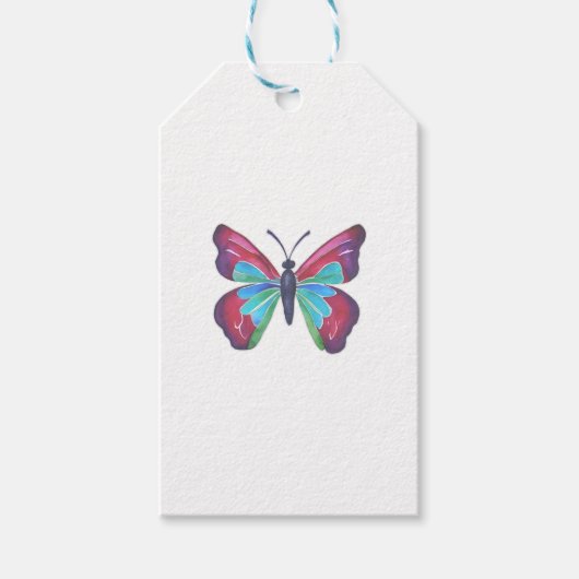 Étiquettes-cadeau Papillon (Devant)