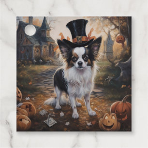 Étiquettes Cadeau Papillon Citrouille Halloween effroi