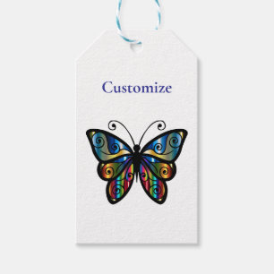 Étiquettes-cadeau Papillon Coloré Thunder_Cove
