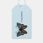 Étiquettes-cadeau Papillon Coloré Thunder_Cove (Dos)