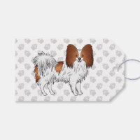 Papillon de bande dessinée rouge et blanc avec des