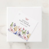 Étiquettes Cadeau Papillon de bébé (En situation)