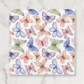 Étiquettes Cadeau Papillon de bébé (Dos)