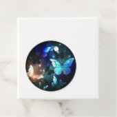 Étiquettes Cadeau Papillon de nuit (En situation)