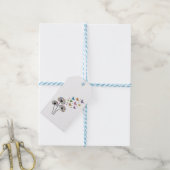 Étiquettes-cadeau Papillon de pissenlit en vol (Avec de laficelle)