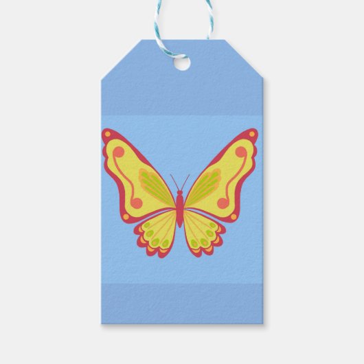 Étiquettes-cadeau Papillon diurne (Devant)