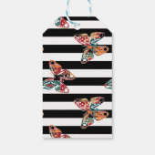 Étiquettes-cadeau Papillon multicolore (Dos)