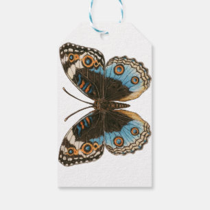 Étiquettes-cadeau Papillon Pansy Bleu