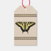 Étiquettes-cadeau Papillon Southwestern jaune Swallowtail (Devant)