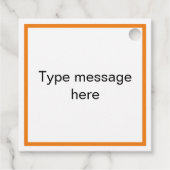 Étiquettes Cadeau Papillons monarques (Dos)