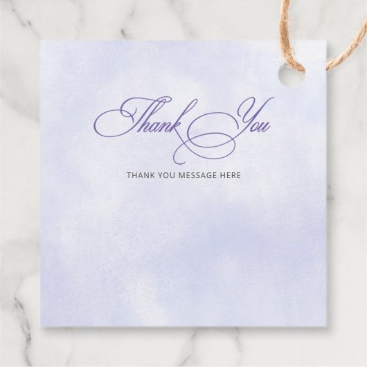 Étiquettes Cadeau Papillons Purple Gold Fairy Premier anniversaire (Dos)