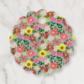 Étiquettes Cadeau Pâques fleuries (Dos)