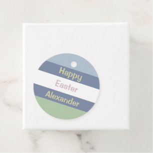 Étiquettes Cadeau Pâques heureux personnalisables