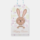 Étiquettes-cadeau Pâques Joyeuses Parfaites, Lapin (Dos)