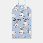 Étiquettes-cadeau Pâques Joyeuses Parfaites, Lapin Bébé (Devant)
